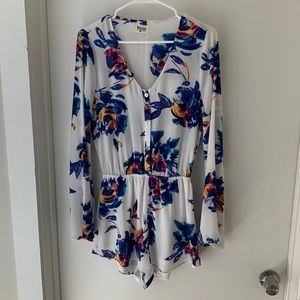 Once worn show me your Mumu floral romper